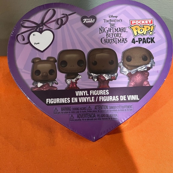Funko Pocket Pop! The Nightmare Before Christmas 4-Pack - Brown and Purple - Picture 7 of 7